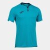 Joma Gold IV Shirt - Fluor Turquoise / Navy
