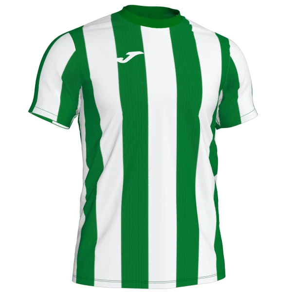 Joma Inter Short Sleeved Shirt - Green Medium / White