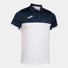 Joma Montreal Polo Shirt- White / Navy