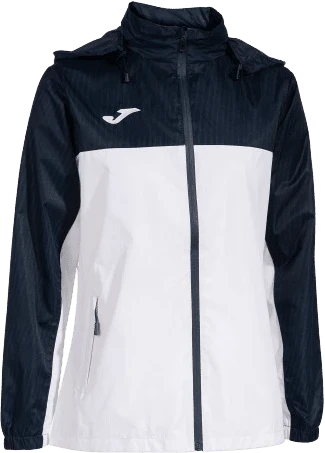 Joma Montreal Women's Rain Jacket - White / Navy