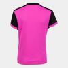 Joma Montreal Womens T-Shirt - Fluor Pink / Black