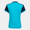 Joma Montreal Womens T-Shirt - Fluor Turquoise / Navy