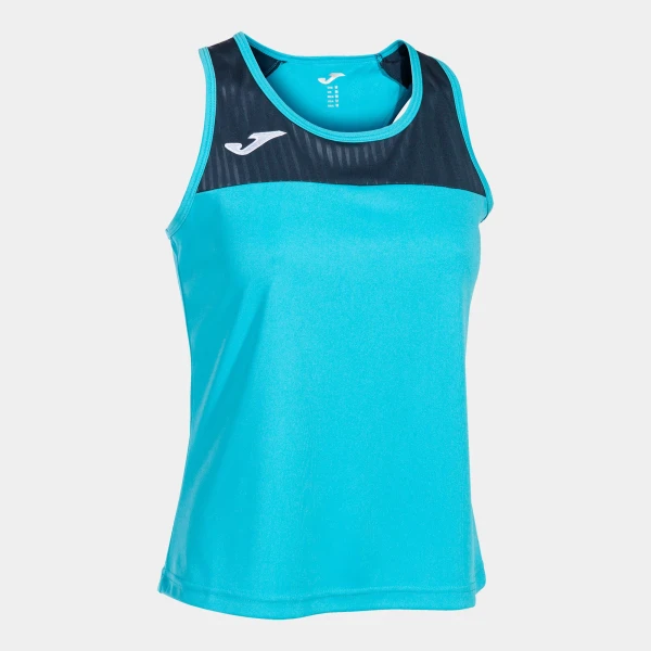 Joma Montreal Women's Tank Top - Fluor Turquoise / Navy