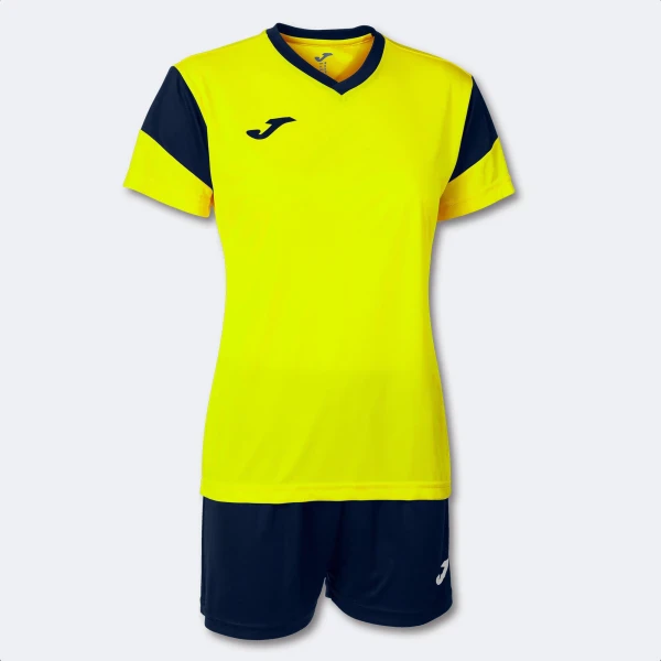 Joma Phoenix Womens Set - Fluor Yellow / Navy