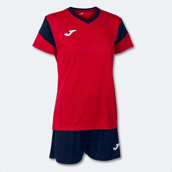 Joma Phoenix Womens Set - Red / Navy