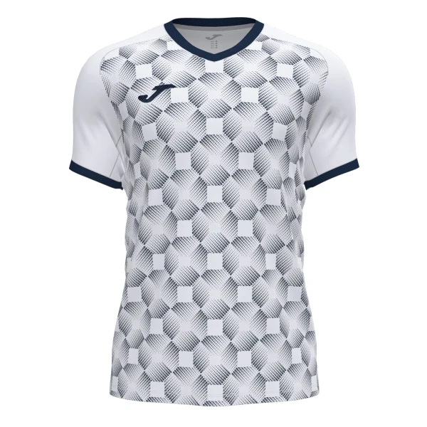 Joma Supernova III Shirt - White / Dark Navy - XL (End of Line)