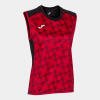 Joma Supernova III Sleeveless Shirt - Black / Red