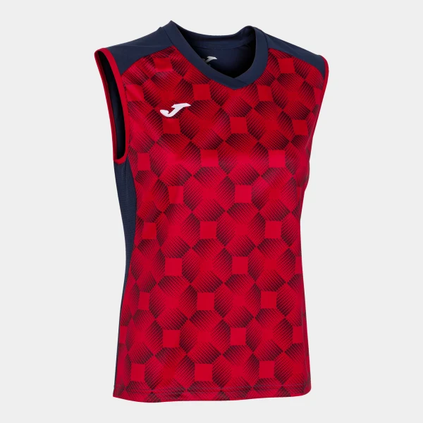 Joma Supernova III Sleeveless Shirt - Navy / Red