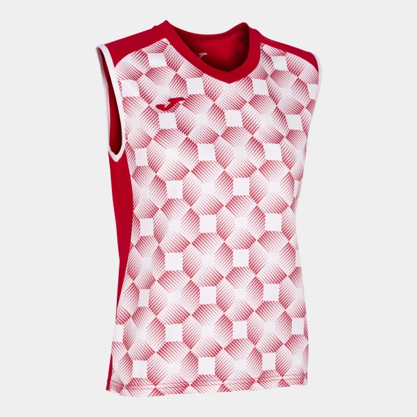 Joma Supernova III Sleeveless Shirt - Red / White