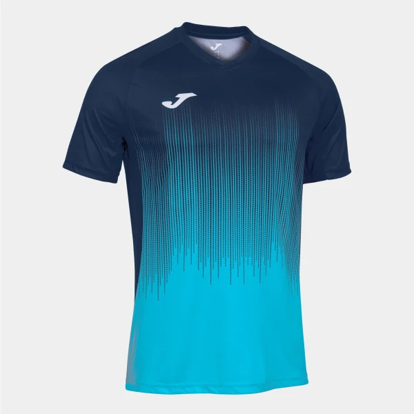 Joma Tiger IV Shirt - Fluor Turquoise / Navy