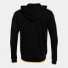 Joma Tiger V Zip-Up Hoodie - Black / Yellow