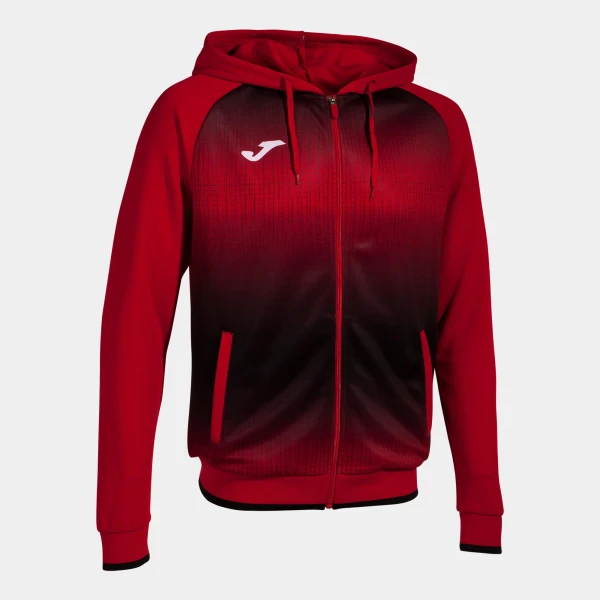 Joma Tiger V Zip-Up Hoodie - Red / Black