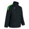 Joma Trivor Bench Jacket - Black / Green Fluor