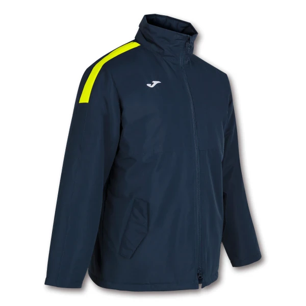 Joma Trivor Bench Jacket - Dark Navy / Yellow Fluor