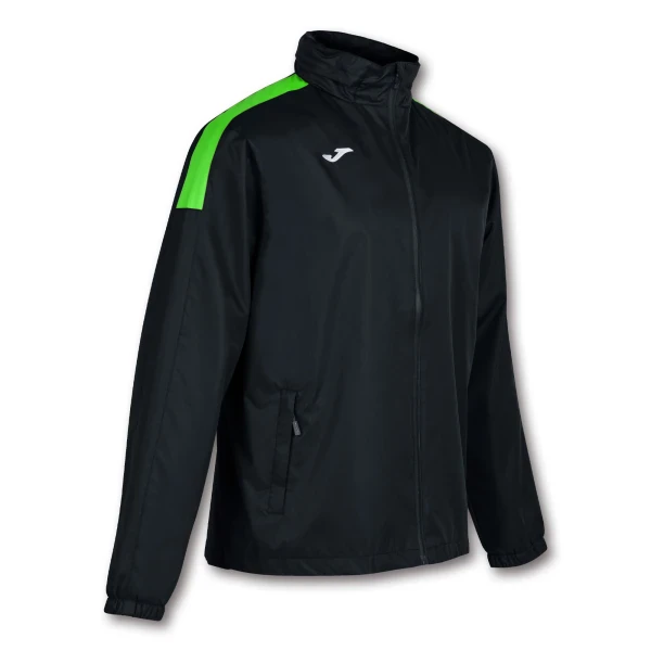 Joma Trivor Rain Jacket - Black / Green Fluor