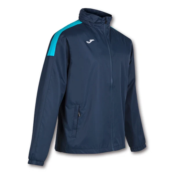 Joma Trivor Rain Jacket - Dark Navy / Turquoise Fluor