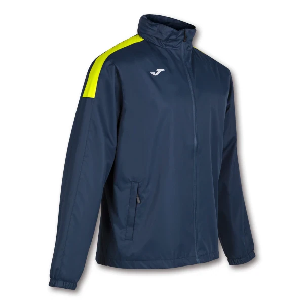 Joma Trivor Rain Jacket - Dark Navy / Yellow Fluor