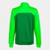 Joma Winner II Women's Full Zip Sweatshirt - Fluor Green