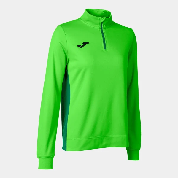 Joma Winner II Women's 1/4 Zip Sweatshirt - Fluor Green