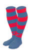 Joma Zebra II Socks - Black / Red