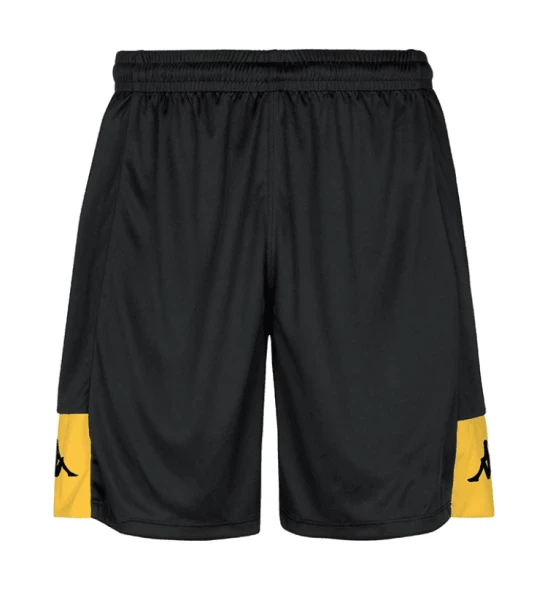 Kappa Daggo Shorts - Black / Yellow Chrome