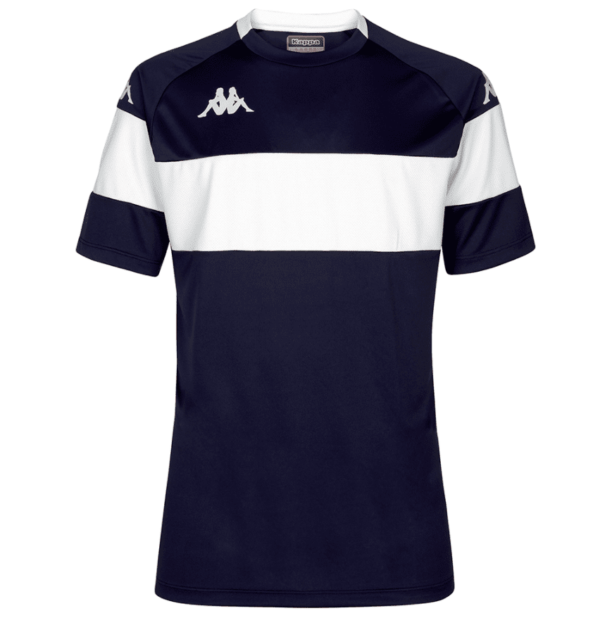 Kappa Dareto Active Jersey - Blue Marine / White - Total Football Direct