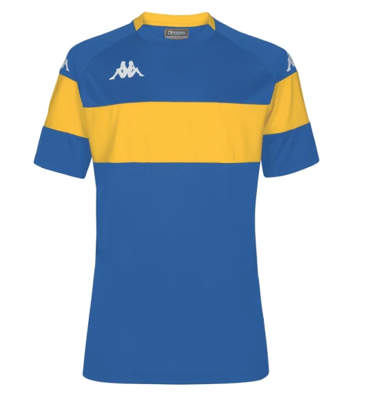 Kappa Dareto Active Jersey - Blue Sapphire / Yellow Chrome