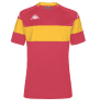 Kappa Dareto Active Jersey - Red / Yellow Chrome