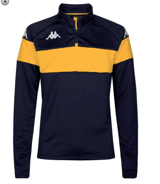 Kappa Dovare Sweatshirt - Blue Marine / Yellow Chrome