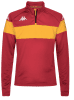 Kappa Dovare Sweatshirt - Red / Yellow Chrome