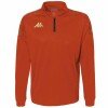 Kappa Gassolo 1/4 Zip Sweatshirt - Orange Flame