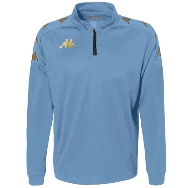 Kappa Gassolo 1/4 Zip Sweatshirt - Sky Blue