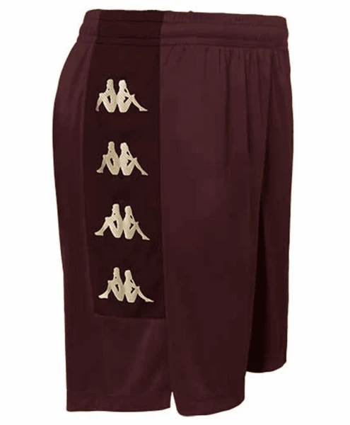 Kappa Gondo Shorts - Red Granata / Brown Bordeaux