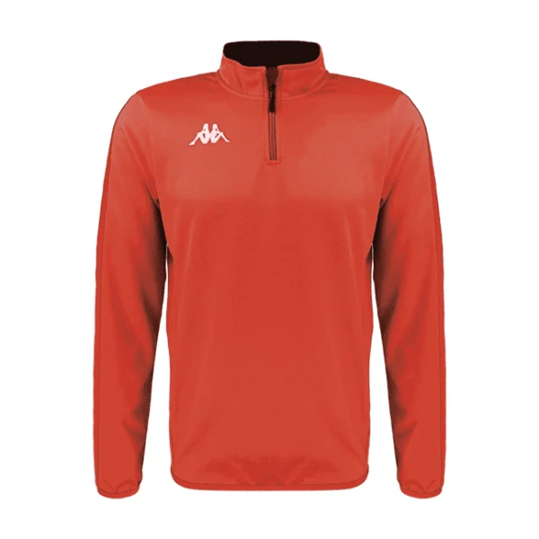 Kappa Tavole 1/4 Zip Sweatshirt - Red