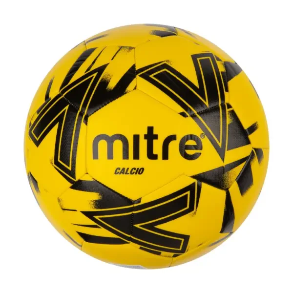 Mitre Calcio 2.0 Training Football - Yellow/Black - 3 (Ages 6-9) (End of Line)