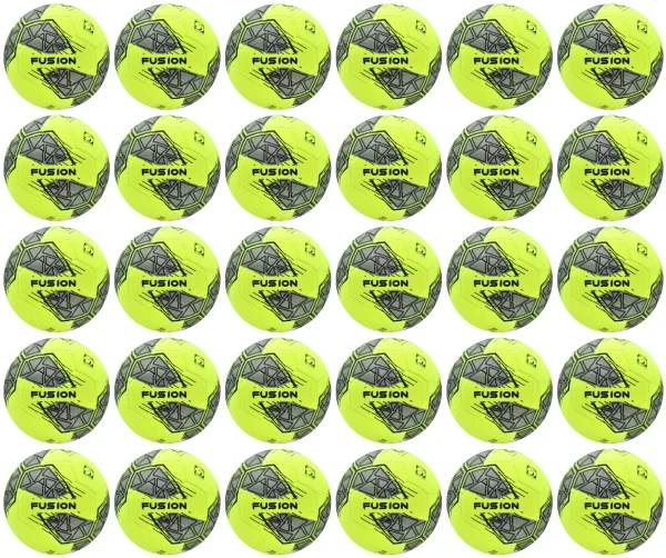 30 Multi-Buy Precision Fusion Indoor Football -Size 4