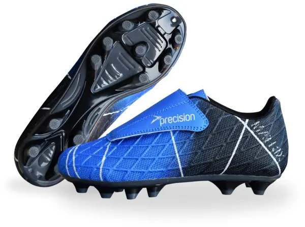 Precision Matrix Junior Football Boots - Blue / Black / Silver