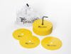 Precision Medium Round Rubber Marker Discs- Yellow (Set of 20)