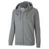 Puma teamGOAL Casuals Full Zip Hoodie - Medium Grey Heather