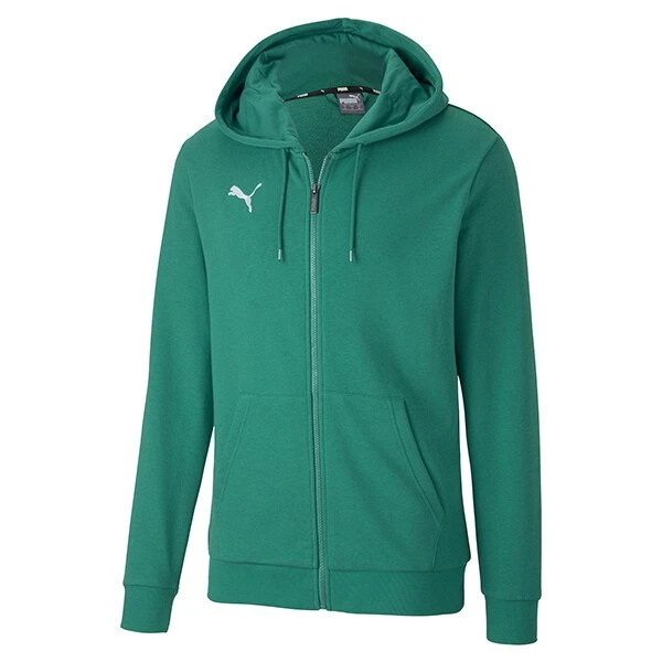 Puma teamGOAL Casuals Full Zip Hoodie - Pepper green