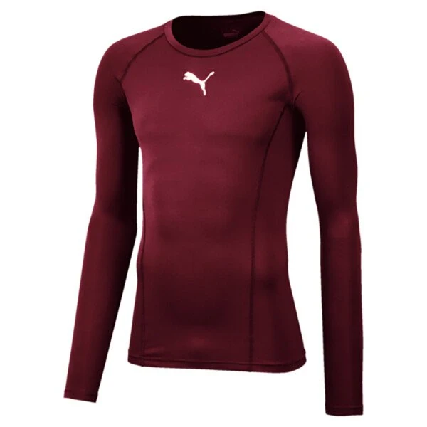 Puma Liga Baselayer - L/S T-Shirt - Cordovan