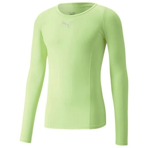 Puma Liga Baselayer - L/S T-Shirt - Fizzy Lime