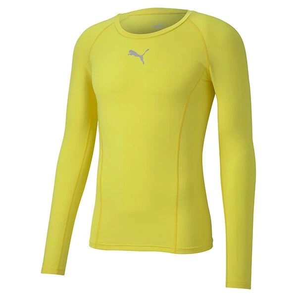 Puma Liga Baselayer - L/S T-Shirt - Fluo Yellow