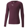 Puma Liga Baselayer - L/S T-Shirt - Grape Wine