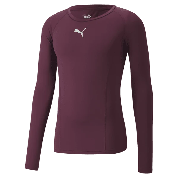 Puma Liga Baselayer - L/S T-Shirt - Grape Wine