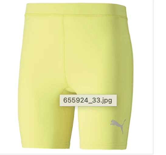 Puma Liga Baselayer Shorts - Fluo Yellow