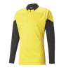 Puma Team Cup Training 1/4 zip Top - 2023 - Cyber Yellow / Puma Black