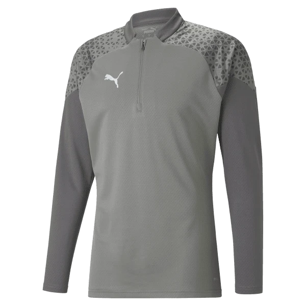 Puma Team Cup Training 1/4 zip Top - 2023 - Flat Medium Gray