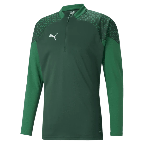 Puma Team Cup Training 1/4 zip Top - 2023 - Pepper Green