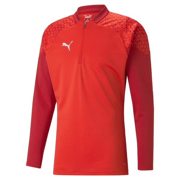 Puma Team Cup Training 1/4 zip Top - 2023 - Puma Red